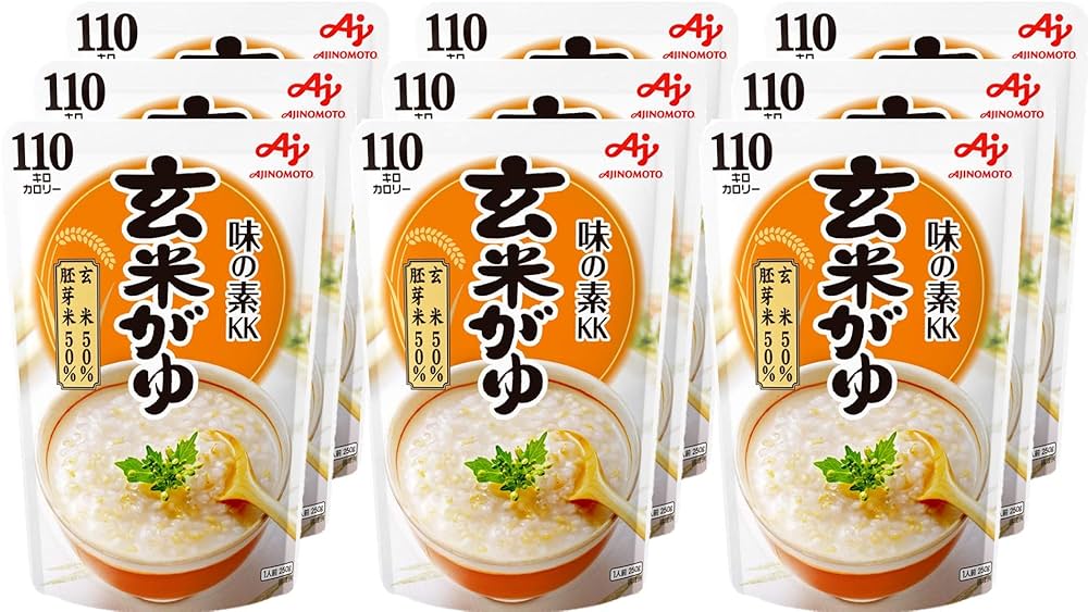 Amazon.co.jp: 味の素 玄米がゆ 250g×9個 : 食品・飲料・お酒